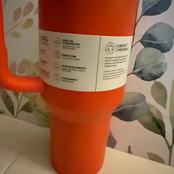 Stanley Vibrant Orange Quencher Tumbler - Picture 5 of 5
